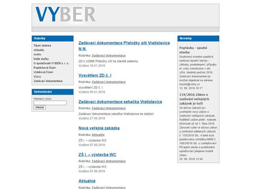 výběrová řízení, konzultace a poradenství - vyber s. r. o.