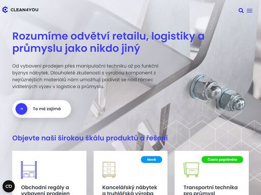 vybavení a služby pro logistické, obchodní a výrobní odvětví