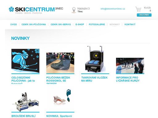servis a půjčovna lyží a snowboardů - třinec, český těšín, jablunkov.