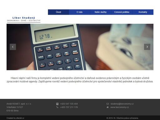 lseconomy, libor studený, účetnictví, podvojné, daňová evidence, mzdy, právnícké osoby, fyzické osoby účetní firma zabývající se vedením podvojného účetnictví a daňové evidence právnickým a fyzickým osobám včetně zpracování mzdové agendy.