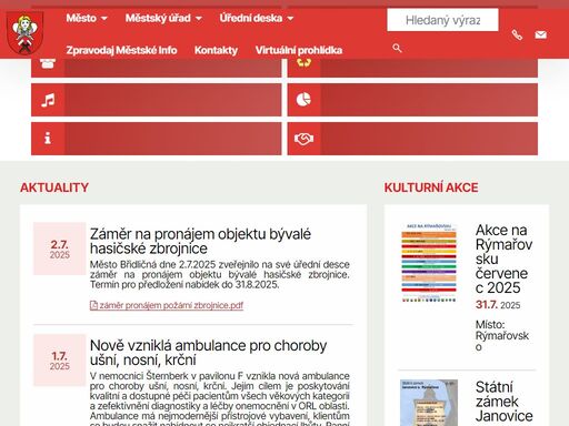  oficiální webové stránky města břidličná. 