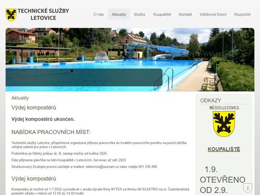 technické služby letovice - příspěvková organizace města letovice