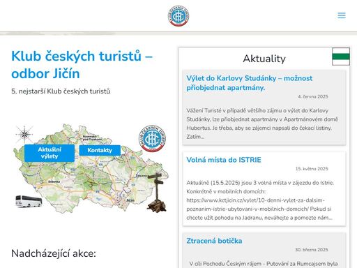 klub českých turistů - odbor jičín