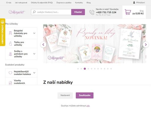 svatební oznámení • dárky pro svědky a rodiče • pozvánky • svatební svíčky • dárečky pro svatebčany a další