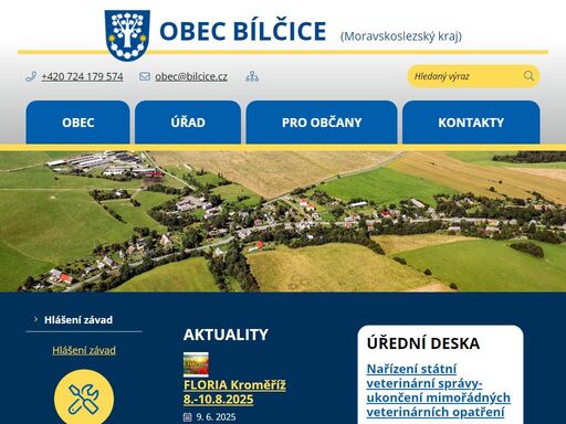obec bílčice