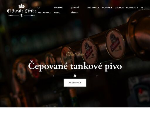 restaurace u krále jiřího | česká kuchyně a tankové pivo cheb - ukralejiriho.cz