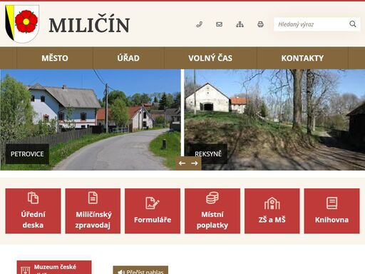 město miličín