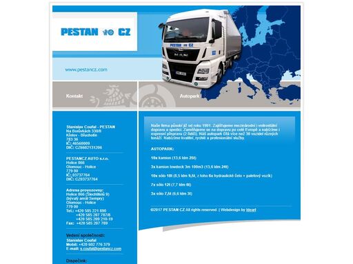 pestan cz - vnitrostátní a mezinárodní přeprava