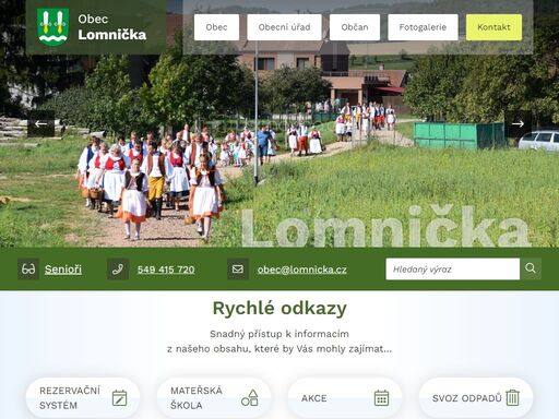 obec lomnička