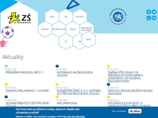 základní škola dr. edvarda beneše čakovice - je vzdělávací institucí, jejímž posláním je poskytovat úroveň vzdělání stanovenou zřizovatelem školy a vymezenou stupněm a zaměřením školy, vycházející ze standardu základního vzdělání v podobě rámcového vzdělávacího programu.