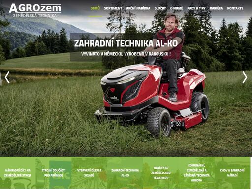 prodej náhradních dílů na zemědělské stroje a prodej strojních součástí a jejich příslušenství.