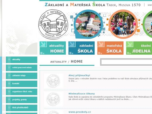 základní a mateřská škola tábor, husova 1570   /  www.zshusovata.cz