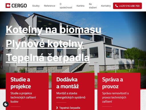 25+ let v oboru: tepelná čerpadla / kotle na biomasu / kotle na štěpku / solární systémy / ... projekce, realizace a provozování energetických projektů, stavebních realizací a zajišťování komplexních služeb pro provoz nemovitostí.