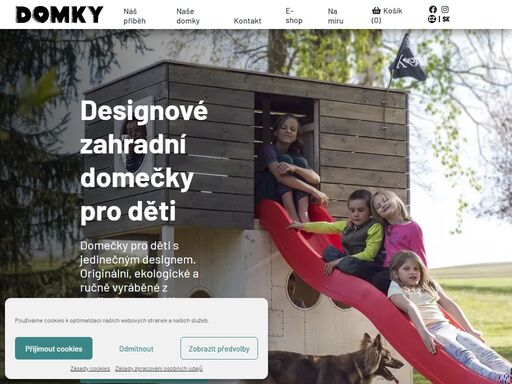designové zahradní domečky z masivního dřeva. jak pro děti, tak dospělé. každý domek má svůj příběh a je svým způsobem unikátní.	