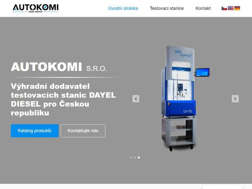 výhradní dodavatel testovacích stanic dayel diesel pro českou republiku. prodej testovacích stanic špičkové kvality, vyráběných renomovaným tureckým výrobcem dayel diesel