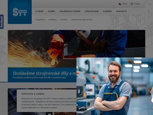 stt servis, a.s. rodinný podnik specializující se na cnc obrábění a svařovaní dílů