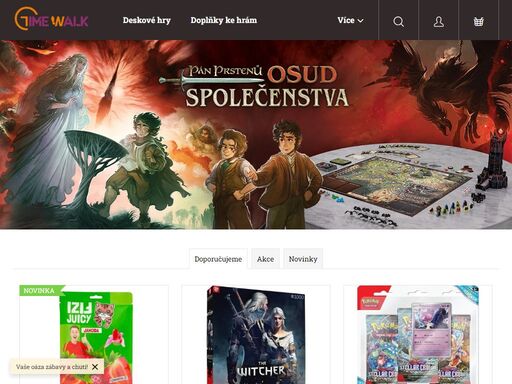 hledáte nové deskové hry? timewalk je tu pro vás! nabízíme širokou škálu her, tcg a potřeb pro barvení miniatur. objevte herní svět s námi. klikněte a prozkoumejte naši nabídku!