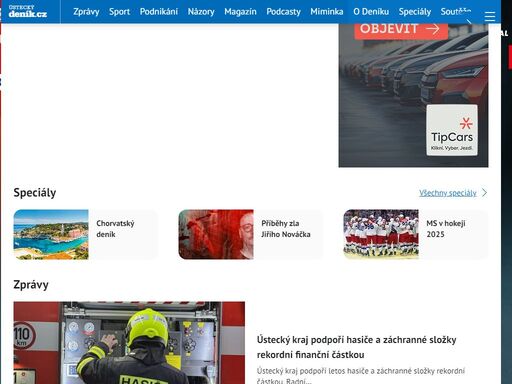 novinky a zprávy z ústí nad labem a okolí. nejdůležitější informace a události z jednotlivých obcí, dění v politice, kultuře, sportu i v běžném životě.