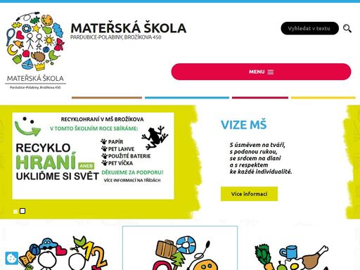 mateřská škola pardubice- polabiny, brožíkova 450, více informací na www.msbrozikova.cz