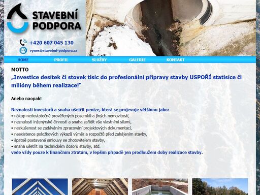 stavební podpora, koordinátor bozp, stavební dozor, stavební poradenství, stavební inženýring, provádění staveb,