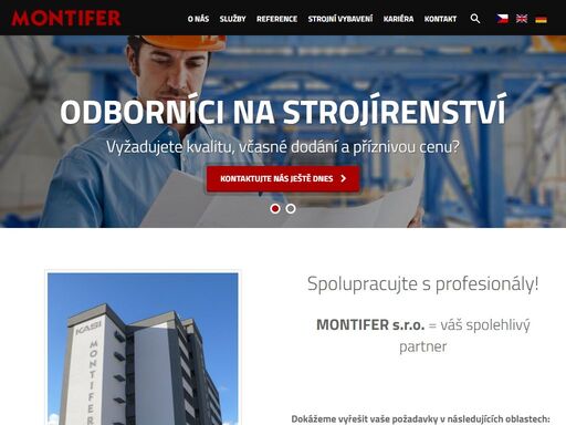 odborníci na strojírenství, výroba a montáž ocelových konstrukcí, strojních zařízení