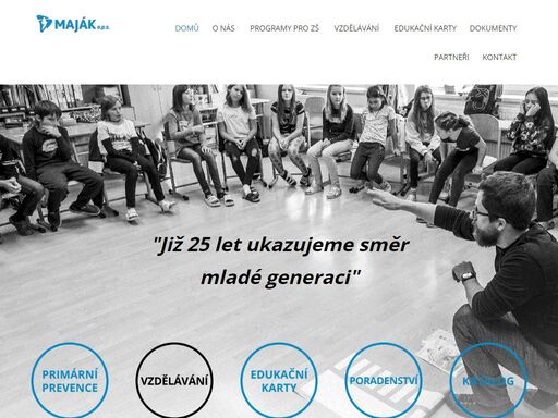 řešení rizikového chování rozšířeného mezi dětmi, mládeží a mladými dospělými, a to jak preventivním působením na základních a středních školách, tak při řešení již vzniklých rizikových situací pomocí odpovídajících programů, volnočasových aktivit a sociálních služeb.


