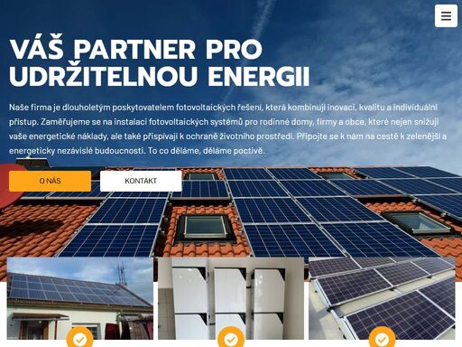 dodávka a montáž fotovoltaických systémů