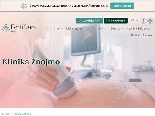 ferticare znojmo - optimální cesta k vašemu vytouženému dítěti a kvalitní péči o ženu.