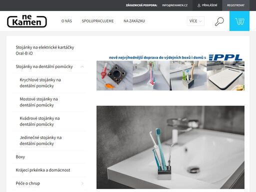 homepage.  

 
revoluční stojánky na mezizubní kartáčky
?  hygienické
?  uspořádání všech pomůcek ústní hygieny ve vaší koupelně
?  jedinečný design
?  nádherný a velmi kvalitní materiál
?  stabilní kus - nepřevrhne se
 
 
o materiálu




hygienický
materiály splňují veškeré hygienické atesty. ideální…