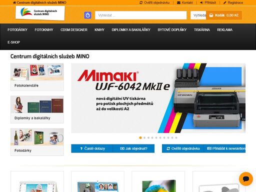 jsme poskytovatelé komplexních digitálních služeb. nabízíme velkoformátový tisk, výrobu kalendářů z vlastních fotografií, pexesa, trhací kalendáře. zajišťujeme dodávku reklamních předmětů. vážeme bakalářské a diplomové prác