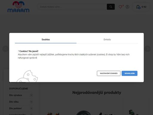 maaam.cz - široký výběr hraček pro děti všech věkových kategorií a sportovních doplňků. objevte kvalitní a bezpečné hračky, které zábavným způsobem podpoří vývoj vašich dětí. maaam - vše pro volný čas.