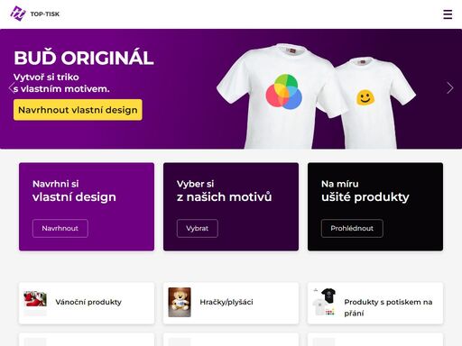 originální dárkové předměty s vlastním motivem