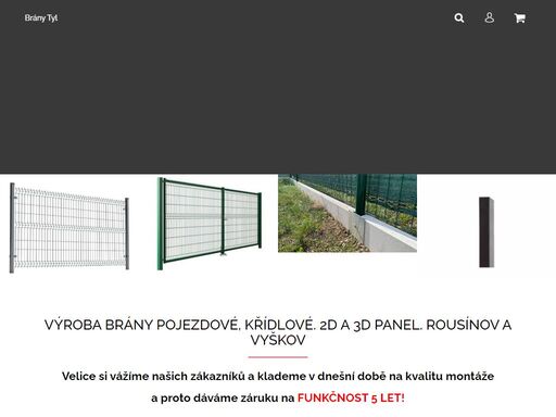 výroba brány pojezdové, křídlové. 2d a 3d panel. rousínov a vyškov. velice si vážíme našich zákazníků a klademe v dnešní době na kvalitu montáže
 a proto dáváme záruku na funkčnost 5 let!
 
- provádíme:
- výroba a montáž na míru. 
- pojezdové a samonosné brány.
- brány teleskopické a zajíždění do rohu.
- brány…