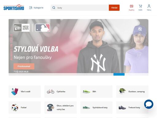 skladem přes 10 mil. kusů bot, oblečení a vybavení na sport a volný čas ? světové značky za nízké ceny ? doprava zdarma nad 2 000 kč ? 100+ prodejen po celé čr