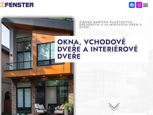 rodinná firma dodávající kvalitní plastová, dřevěná a hliníková okna, vchodové a interiérové dveře, stínící techniku, garážová vrata a vzduchotechniku.
