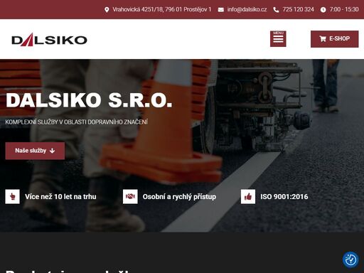 provádíme pronájem a prodej dopravního značení, vodorovné dopravní značení, veškeré montážní práce v této oblasti, projekty dopravního značení atd.