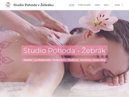 studio pohoda o vás bude pečovat po všech stránkách - od masáží celého těla, přes vaše vlasy a nehty až po ženská setkávání s jógou