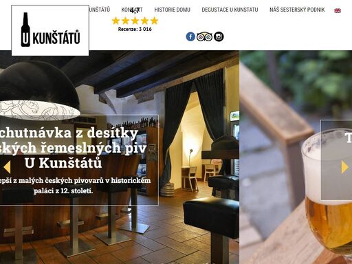 ochutnejte to nejlepší z českých řemeslných pivovarů na zahrádce románkého paláce z 12. století na starém městě