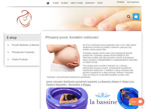 na techto stránkách se dozvíte vše o přirozených porodech, jak mají probíhat a jak toho docílit. naleznete zde široký sortiment produktů potřebných k porodu a následné péči o miminko