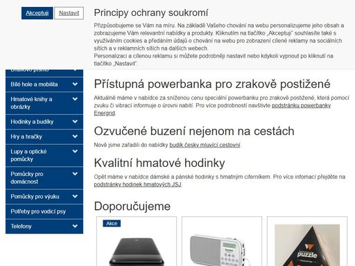 tyflopomůcky