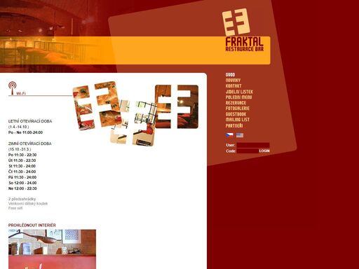 fraktal bar restaurace, praha 7 - letná
