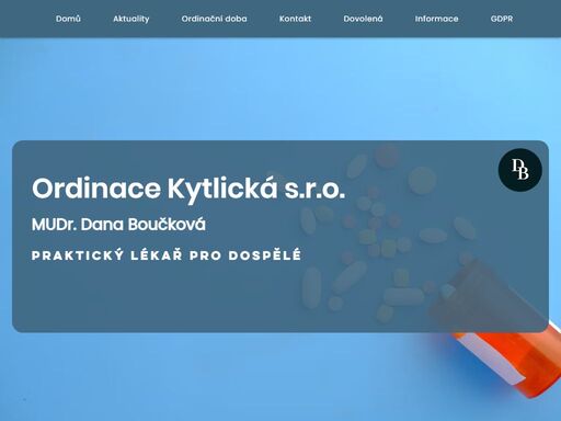 navštivte praktického lékaře pro dospělé a zajistěte si kvalitní péči o své zdraví. ordinace kytlická | mudr. dana boučková - váš praktický lékař pro dospělé. 