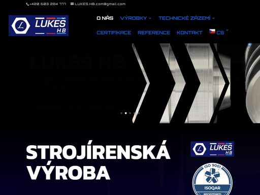 lukeš, lukes, lukes-hb, lukeš hb, vojtěch lukeš, roman lukeš, filip lukeš, brusky, broušení, certifikace, certifikace iso, cnc, cnc horizontální, cnc vertikální, cnc stroje, digitální měřící systémy, optické měření, 2d, 3d, 2d měření, 3d měření, digitální měřidla, hliník, kontakt, kovovýroba, litina, litiny, mosaz, mosazné, nerezová ocel, nerez, o nás lukeš hb, ocel, ocelové, ostatní zařízení, pístnice, povrchové úpravy, reference, soustružnické automaty, sváření, streojírenská výroba, strojírenství, spš strojní, spš strojnická, technické plasty, technické zázemí, vrtačky, výroba, výrobky, imi, imi norgren, imi international, m+h, mann+hummel, mann+hummel cz, mann+hummel china, mann+hummel usa, motorpal, automotive lighting, marelli, marelli automotive lighting, automotive lighting marelli, autonot, kaschutz, mgg, mgg international, mgg bergen, vykovo, tribotec, inkos, inkos brno, frankie moto, cp moto custom, custom bikes číhalík, custom bikes cihalik,  jsme etablovaná strojírenská firma, která vznikla 1.9.1999. dnes je tak naše firma již více než 25 let spolehlivým dodavatelem obráběných dílců pro významné společnosti nejen v čr, ale také po evropě, asii (čína) a nejnověji od roku 2023 i v americe (usa).
zabýváme se především komplexní strojírenskou výrobou od vypracování cenové nabídky, konstrukčního návrhu, stanovení technologického postupu, nákupu materiálu, vlastní výroby, povrchové úpravy, technické kontroly, balení až po expedici.