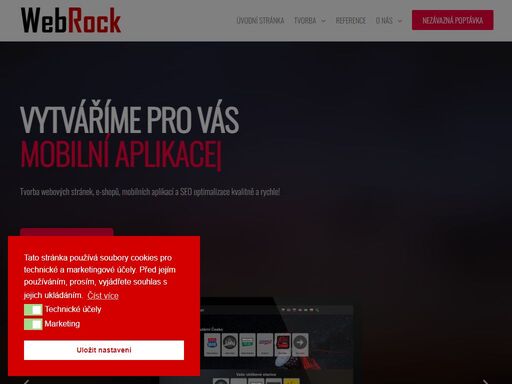 tvoříme webové prezentace, e-shopy a mobilní aplikace.