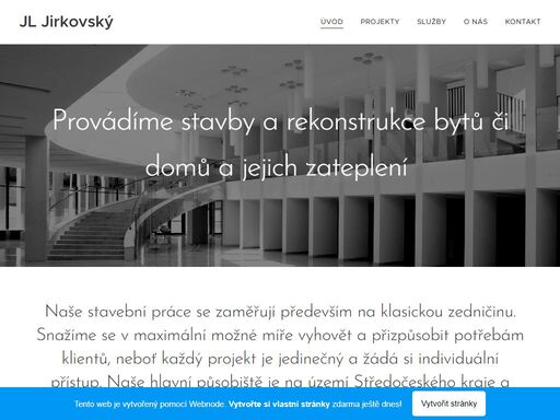 naše stavební práce se zaměřují především na klasickou zedničinu. snažíme se v maximální možné míře vyhovět a přizpůsobit potřebám klientů, neboť každý projekt je jedinečný a žádá si individuální přístup. naše hlavní působiště je na území středočeského kraje a prahy, v okruhu cca 50 km od sídla firmy, případně i ve vzdálenějších lokalitách dle...