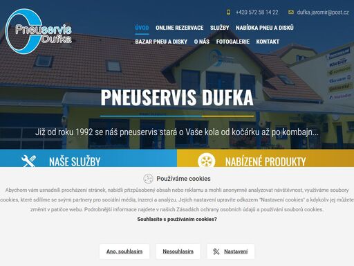 již od roku 1991 se náš pneuservis stará o vaše kola od kočárku až po kombajn.
