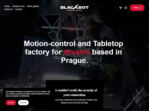 motion-control and tabletop factory for dreams based in prague.