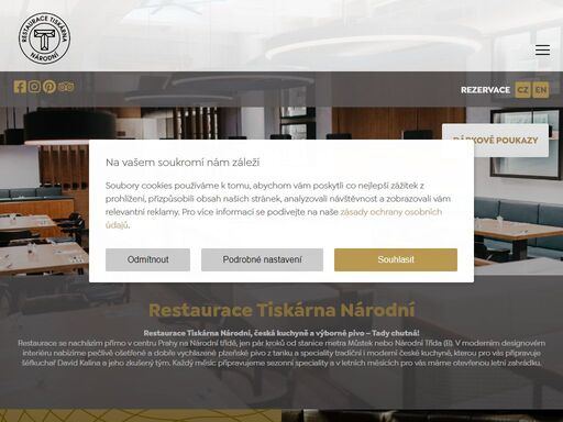 v restauraci tiskárna národní nabízíme pečlivě ošetřené a dobře vychlazené plzeňské pivo z tanku a speciality tradiční i moderní české kuchyně