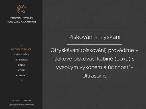 pískování tryskání renovace lakování