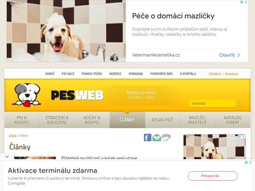 pesweb : portál pesweb nabízí každému uživateli přehledné a jednoduše dostupné informace ze světa psů. naší prioritou jsou útulkoví psi, psi bez domova.